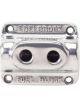 Edelbrock Fuel Distribution Block Rectangle Cast Aluminium Polished Sing…