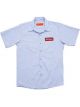Edelbrock Work Shirt Edelbrock Badge Patch Light Blue Small