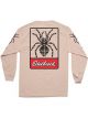 Edelbrock T-Shirt Long Sleeve Cotton Tan Edelbrock Tarantula! Men's 3X-…