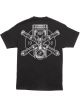 Edelbrock T-Shirt Short Sleeve Cotton Black Edelbrock Crossed Cams Men'…