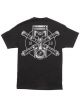 Edelbrock T-Shirt Short Sleeve Cotton Black Edelbrock Crossed Cams Men'…