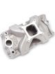 Edelbrock Intake Manifold Victor Single Plane Aluminium Natural Square Bo…
