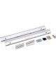 Edelbrock Fuel Rail Kit Victor EFI Aluminium Clear Anodized Ford FE Big B…