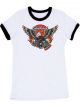 Edelbrock T-Shirt Short Sleeve Cotton/Polyester White/Blue Edelbrock Cr…
