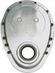 Edelbrock Timing Cover 1-Piece Aluminium Polished Gaskets Bolts Washers T…