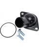 Edelbrock Water Neck 15 Degree O-Ring Steel Black Chevrolet 4.3 V6 SBC B…
