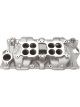 Edelbrock Intake Manifold C-26 Dual Quad Aluminium Natural Dual Square Bo…