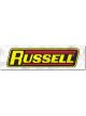 Edelbrock Banner Vinyl White Background Russell Logo 18 in. Width 62 in…