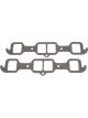 Edelbrock Exhaust Gaskets Header Composite with Steel Core Rectangular Po…