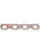 Edelbrock Intake Manifold Gaskets Square Port Steel Core Laminate with Pr…