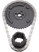 Edelbrock Timing Chain and Gear Set Hex-A-Just Double Roller 3-Bolt Bille…