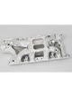 Edelbrock Intake Manifold Performer RPM Air Gap Dual Plane Aluminium Pol…