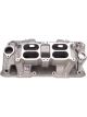 Edelbrock Intake Manifold Performer RPM Air Gap Dual Quad Aluminium Natur…