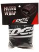 Edge Products Air Filter Wrap Cover Oiled Conical Oval Nylon Black Jamme