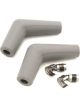 Fast 2 Pack of 45 Degree Plug Boots and Terminals