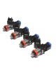 Fast Precision-Flow LS2 Profile 85 Lb/Hr High Impedance Injectors - Set of 4