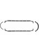 Fel-Pro Oil Pan Gasket Multi-Piece Rubber-Coated Fiber For Chrysler Dodge