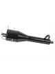 Flaming River Micro Floorshift Steering Column 17in. Length Black Pow