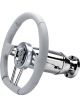 Flaming River Tilt Steering Column Micro Dash Mount Polished Stainle