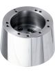 Flaming River Steering Wheel Adapter Clear Powdercoated for Flamin