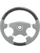 Flaming River Steering Wheel Fruitwood Luxury Steel/Chrome Fruitwood