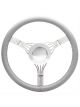 Flaming River Steering Wheel Banjo Steering Wheel Light Gray Horn In