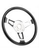 Flaming River Steering Wheel Tuff Wheel New Leather Design Black Alum Sp