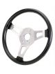 Flaming River Steering Wheel Tuff Wheel New Leather Design Black Alum S