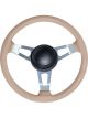 Flaming River Steering Wheel Tuff Wheel New Leather Design Light Tan