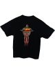 Flaming River Apparel Pinstripe Design T-Shirt Specify Size(Lg XL