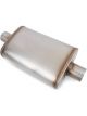 Flowmaster Muffler 2.50 Centre In/Centre Out 4 x 9 in. Oval Case Stra
