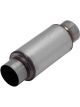 Flowmaster Muffler Pro Series Outlaw Race Round Steel Natural 3.5 in.