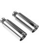 Flowmaster Exhaust Tip Round Clamp-on Strainless Polished 2.25 in. Inlet