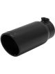 Flowmaster Exhaust Tip Single Round Clamp-on Stainless Black Ceramic Co