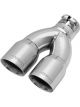 Flowmaster Exhaust Tip Dual Round Clamp-on Stainless Polished 2.25 in. I
