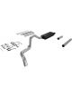 Flowmaster Exhaust System Force II Cat-Back Steel Aluminized Heat Shield