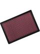 Flowmaster Air Filter Element Delta Force Panel Cotton Gauze Red Dodge