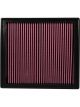 Flowmaster Air Filter Element Delta Force Panel Cotton Gauze Red Dodge