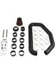 Flowmaster Air Intake Kit Delta Force Cold Air Black Polyethylene Tube