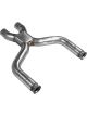 Flowmaster X-Pipe Scavenger Exhaust Stainless Steel Natural 3.0 in. Diam