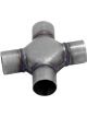 Flowmaster X-Pipe Scavenger Exhaust Stainless Steel Polished 2.5 in. Di