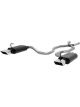 Flowmaster Exhaust System Force II Crossmember Back Dual Stainless Stee