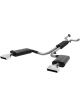 Flowmaster Exhaust System Cat Back Stainless Steel Dual Out of the Rear