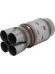 Flowmaster Collector Muffler Stainless Steel Natural 4 Into 1 2.500 in