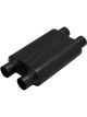 Flowmaster Muffler Super 44 Series Oval Dual 2.5 in. Offset Inlet/Outl