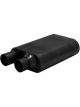 Flowmaster Muffler 80 Series Crossflow Oval Stainless Steel Black Single