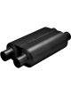 Flowmaster Muffler Super 40 Series Oval Stainless Dual Offset 2.5 in.