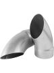 Flowmaster Exhaust Tips 4 in. Inlet 4 in. Outlet 9 in. Length Aluminized