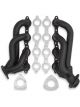 Flowtech Headers Shorty Steel Temporary Black Paint Chevy GMC Pair