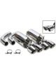 Flowtech Exhaust System 1984-1985 C4 Corvette 5.7L 2-1/4 in. Axle-Bac